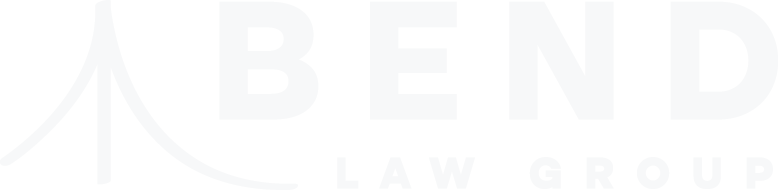 Bend Law White Logo